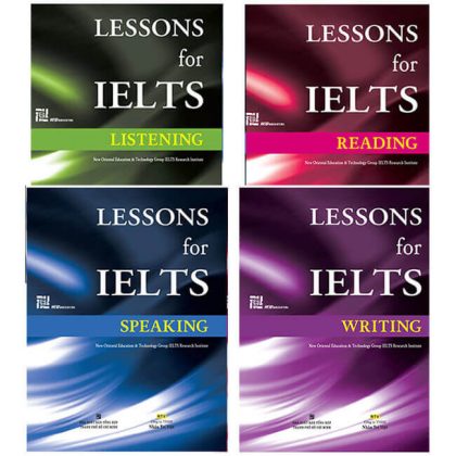 Bộ 4 Cuốn LESSONS FOR IELTS (Mới Nhất)