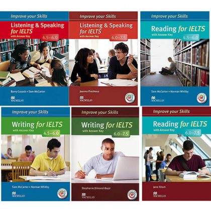 Bộ 6 cuốn Improve Your Skills For IELTS 4.5 - 6.0 vs 6.0 - 7.5