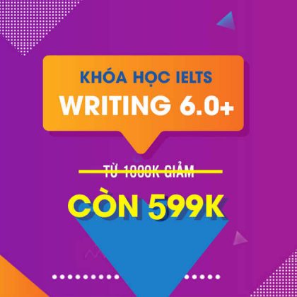 (Quà Miễn Phí) Khóa Học Online Hướng Dẫn Luyện IELTS Writing 6.0 Dễ Dàng