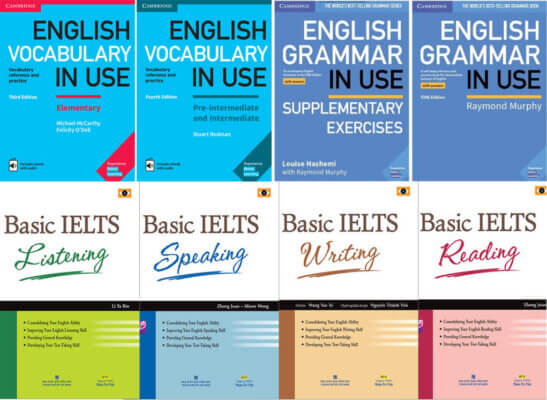 [Vip 1] Combo 01 Sách Tự Học IELTS Từ 0 - 3.5 (Free Ship)
