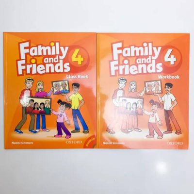 [Mới Nhất] Bộ 2 Cuốn Family And Friends <strong>tập 4 </strong>Class Book + WorkBook