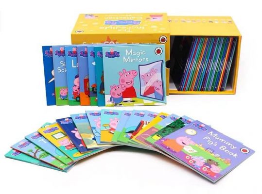 Bộ Peppa Pig 50 Cuốn - Đủ File Nghe - Tặng Kèm Video Peppa Pig
