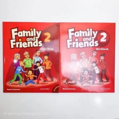 [Mới Nhất] Bộ 2 Cuốn Family And Friends <Strong>tập 2 </strong>Class Book + WorkBook