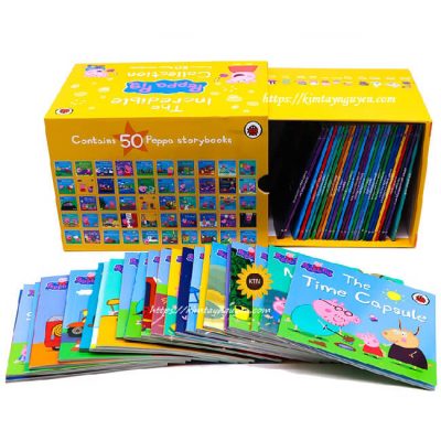 Bộ Peppa Pig 50 Cuốn - Đủ File Nghe - Tặng Kèm Video Peppa Pig